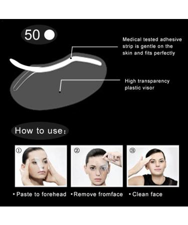100pcs Disposable Shower Face Shields for Hair Salon and Permanent Makeup - Eye Protection Visors by LWBTOSEE - Buy Online on GoSupps.com