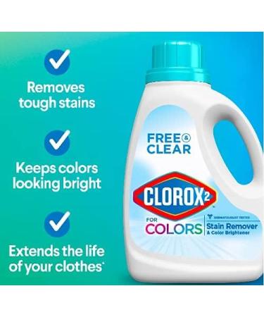 Clorox 2 Free & Clear Laundry Stain Remover & Color Booster - Pack of 2 | International Shipping Available - Buy Online on GoSupps.com