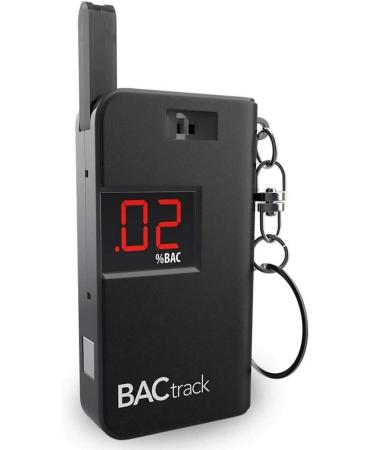 Go Portable Pocket Keychain Breathalyzer Tester Black