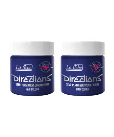 La Riche Directions Semi-Permanent Hair Color 100 ml Jar 2-Pack (Neon Blue) Neon Blue 100 ml (2-Pack)