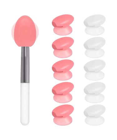 Beaupretty 10PCS Lip Brush Cover Silicone Applicators - Makeup Brush Guards for Women - Perfect for Lip Masks & Beauty Care - Buy Online on GoSupps.com
