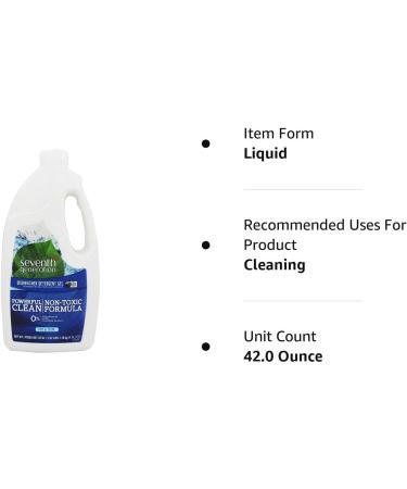Seventh Generation Free & Clear Gel Dishwasher Detergent 42 oz - Buy Online on GoSupps.com