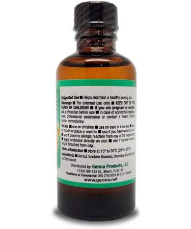 Germa Arnica Tincture. Topical Analgesic. Great for Joint Pain Body Aches and Counterirritant for Bruises. Helps You Maintain a Healthy Skin. 1.7 oz. Pack of 3 - Buy Online on GoSupps.com