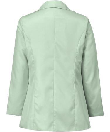 oelaio 2023 Blazers for Women Business Casual Long Blazer Jackets Dressy Work Professional Office Outfits Lapel Pockets Mint Green Large - Buy Online on GoSupps.com