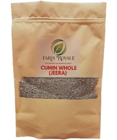 Farm Royale Cumin Whole(Jeera)||500g*10pkt(5kg)||100% Pure and Natural||Shudh||Handpicked Material||Export quality - Buy Online on GoSupps.com