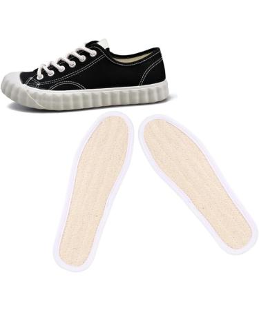 NOLITOY Loofah Pad Insoles - Sweat Absorbing Breathable Shoe Cushions - 1 Pair Assorted Colors | 23x7.5cm for Ultimate Comfort - Buy Online on GoSupps.com