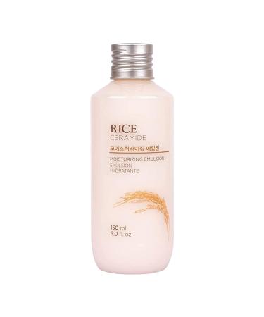 Rice & Ceramide Moisturizer Emulsion 150ml | Light Weight Face Moisturizer for Intense Moisturizing | Locks Moisture For 12 Hours For Soft And Glowing Skin | Korean Skin Care Products for
