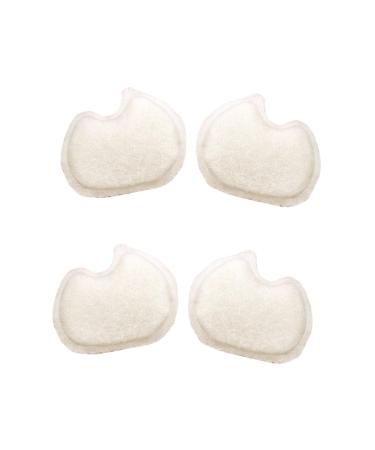 GALPADA 2 Pairs Felt Forefoot Cuttable Foot Pads Professional Foot Cushion Outdoor Metatarsal Pads Daily Use Foot Cushion Convenient Forefoot Pads Shoe Half Size Felt Foot