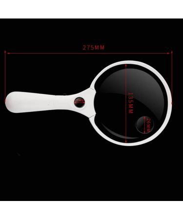 Portable Hand-held Magnifier 20x Magnifier Illuminated Reading Lens Loupe Ideal for Reading Full of Stars - Buy Online on GoSupps.com
