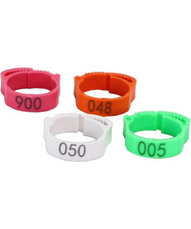 Fenteer 100 St e 2.8 cm Adjustable Chicken & Duck Leg Rings - Green Clip Rings for Poultry Identification - Buy Online on GoSupps.com