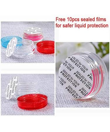 Great Foru 20pcs Transparent Pink Mini Containers & Spatulas for Cosmetics Lip Balm Nail Art - 3G/3ml Plastic Crucibles for Travel - Buy Online on GoSupps.com