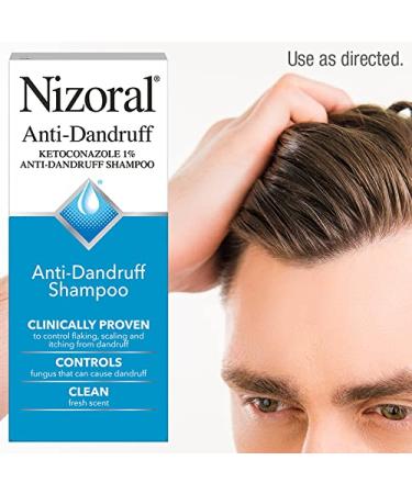 Nizoral Anti-Dandruff Shampoo 1% Ketoconazole Fresh Scent - 14 Fl Oz (Pack of 2) - 7 Fl Oz (Pack of 2) - Buy Online on GoSupps.com