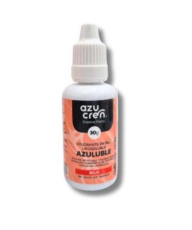 Azucren Oil Based Food Gel Colouring Red Ideal for Chocolate Buttercream and Cream 30 G - Buy Online on GoSupps.com