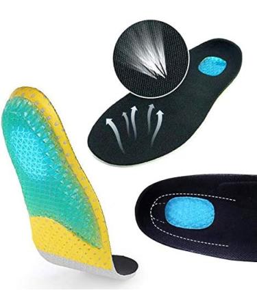 KWIMS France Gel Insoles for Work Shoes | Orthopedic Sports Insoles for Men & Women (EU 35-40) - Buy Online on GoSupps.com