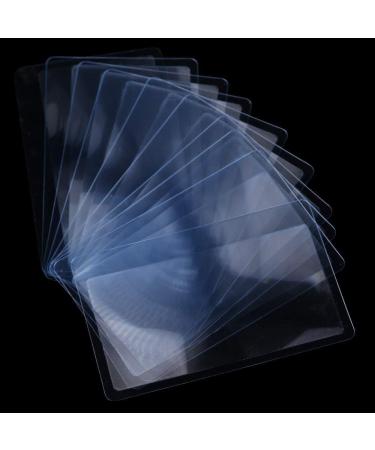 Handheld Magnifying Glass 1/10 PCS 3 X Magnifier Magnification Magnifying Fresnel LENS 8 * 5.5 * 0.04cm Pocket Credit Card Size Transparent magnifying glass Reading/Obeservation/Repairing Read Magnify 1pc - Buy Online on GoSupps.com