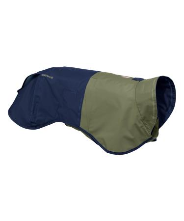 RUFFWEAR Sun Shower Rain Poncho Lightweight Waterproof Raincoat for Dogs Size: Small Midnight Blue Small Midnight Blue - Buy Online on GoSupps.com