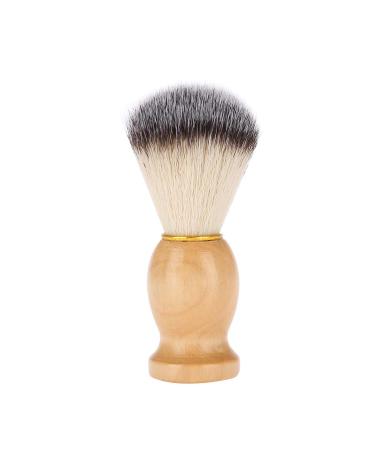 Shaving Brush Stand Wooden Portable Men Soft Synthetic Hair Wooden Handle Beard Shaving Brush Barber Salon Tool Brush Men