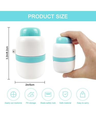 Buy Pill Cutter & Splitter - Stainless Steel Blade for Small & Large Pills - Perfect for Vitamins & Tablets | Fast International Shipping - Buy Online on GoSupps.com
