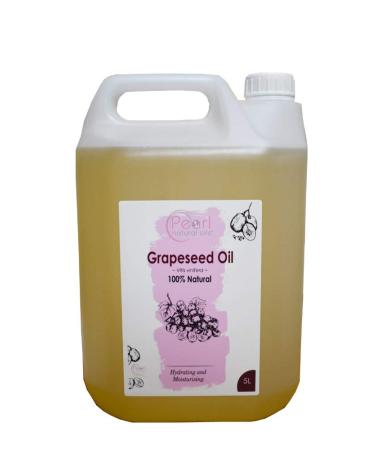 Grape seed oil cosmetic quality 5 liters - Buy Online on GoSupps.com