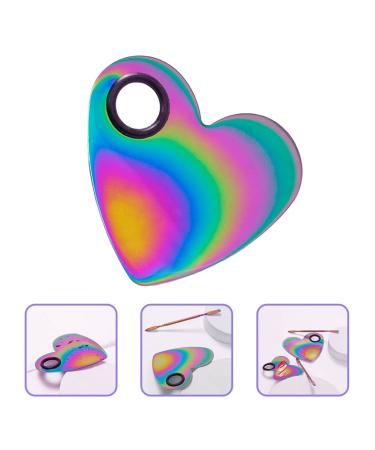 FOMIYES Nail Color Mixing Palette - Metal Acrylic Mini Makeup Mixing Plate for Perfect Nail Art | International Shipping Available - Buy Online on GoSupps.com
