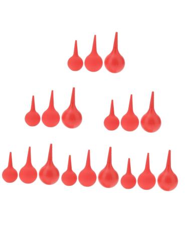 18 Pcs Kit De Limpieza De Suction Plates for Baby Cleaning Kits Vacuums Rubber Squeeze Blowing Ear Suction Bulb Dust Blower Tool Detergent Absorbent Ball Puppies Aldult