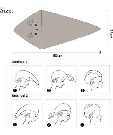 BATTILO PTY Cute Cat Microfiber Hair Towel Wrap - 3 Pack Hair Drying Towels for Kids & Women - Rapid Dry Hair Turban for Curly Long Hair - Buy Online on GoSupps.com