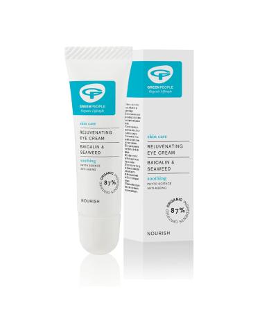 Green People Rejuvenating Cream 10 ml |Biological anti-aging eye cream with seaweed for dry tired mature skin |Day or night |Without parabens and ethyl alcohol |Animal test -free and vegan