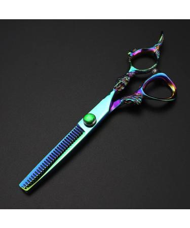 Hair Cutting Scissors 6 Inch Professional Japan 440c Steel Green Dragon Handle Hair Scissors Cutting Barber Haircut Thinning Shears Hairdresser Scissors Set - Buy Online on GoSupps.com