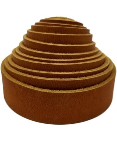 Genuine Top-Grain Leather Strap | 72 x 0.5 | DIY Arts & Crafts - Tan Leather Strip for Clothing, Jewelry & Wrapping - Buy Online on GoSupps.com