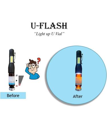 LED Flashlight for Insulin Travel Case - Uflash Syringe Light (1 Kit) - Buy Online on GoSupps.com