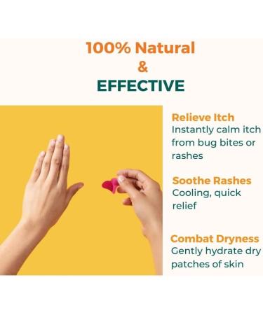 EmBeba Natural Soothing Rash Patch for Itchy Skin & Bug Bite Relief | Anti-Itch Gel Patches for Kids with Sensitive Skin (Heart 9 Patches) - Buy Online on GoSupps.com