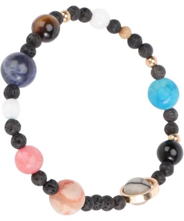 SOIMISS 2 pcs Natural blue sandstone eight planets bracelet planetary wrist chain galaxy system bracelet men bracelet trendy bracelets for women Wrist Ornaments Wrist Jewelry Fashion Miss 6.8X6.8cmx2pcs As Shownx2pcs - Buy Online on GoSupps.com