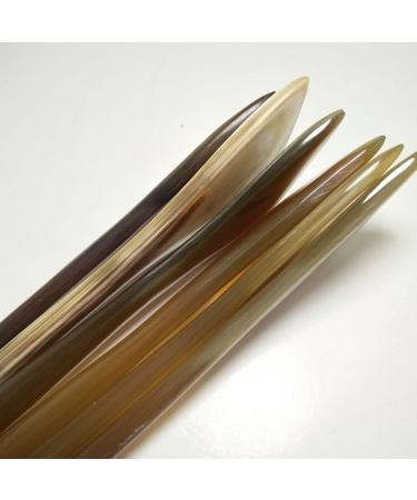 Natural Horn Scraper - Face-Lifting Massage Tool | Wrinkle-Removing Scraping Board in Random Colors | International Shipping Available - Buy Online on GoSupps.com