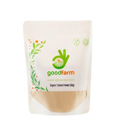 goodFarm goodFarm Bio Triphala Powder 500g - Certified Organic Premium Quality | Ayurveda | Vegan | Excellent for Digestion & Detoxif