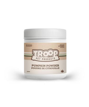 Troop Pet Products Pumpkin Powder 225 gram (Pack of 1) - Packaging May Vary Treats