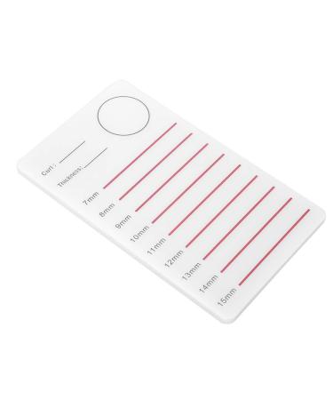 Eyelash Extensions Tray - Black Mink False Lashes Holder for Salon Use | Premium Plastic Eyelash Stand Pallet (02 - Buy Online on GoSupps.com