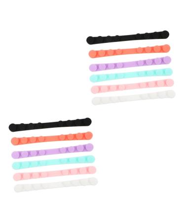 Beaupretty 12 Stk Mask Anti-Le-ears hang handles for motor vehicles ear extend hooks mask extender silicone ear hook facial mask for children mask earcaps anti-strangulation