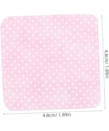 PLAFOPE 2 Boxes Nail Wipes Gel Nail Polish Cleaning Wipes Travel Wipes Nail Polish Remover Wipes Professional Nail Polish Remover Nail Remover Pads Glue Wipes Lash Extensions Cotton 4.80X4.80X0.10CM Pink - Buy Online on GoSupps.com