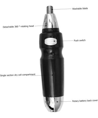 Buy Hemoton Hair Clipper & Trimmer - Electric Razor for Men | Nose Hair & Eyebrow Shaving Device | International Shipping - Buy Online on GoSupps.com