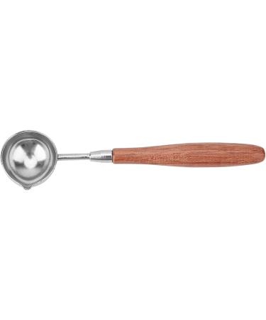 Spoon Sealing Wax Spoon Melting Spoon Sealing Stamp Wax Seal Warmer Oven (Fire Colour Spoon with Wooden Handle (Long Handle) - Buy Online on GoSupps.com