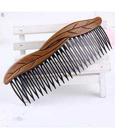ShungFun Women Hair Side Comb Retro Wooden Hair Comb Pin Clips Hair Fork Pigtail Holders for Hair Styling Accessories - Buy Online on GoSupps.com