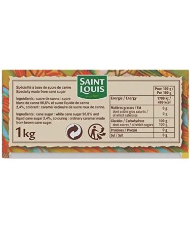 Saint Louis - Small Piece Brown Sugar 1kg - Set of 4 - Lot Price - Fast Delivery in Metropolitan France within 3 Open Days - Buy Online on GoSupps.com