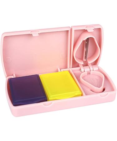 Healeved 3pcs Tablet Divider Pill Splitter & Cutter - Portable Storage Box for Easy Medication Management - Buy Online on GoSupps.com
