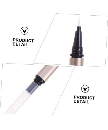 MUSISALY 5pcs Eyeliner Empty Pipe Delineador Mini Lip Gloss Tubes Tweezer Cosmetic Bottle Gel Plastic Golden - Buy Online on GoSupps.com