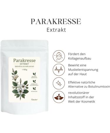 Nakobe Parakresse Extract Antiaging miracle natural Botox alternative skin firming revolutionary antiwrinkle agent 100 g 100 g 1er Pack - Buy Online on GoSupps.com