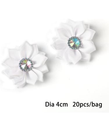 Alipis 2pcs 1 20pcs Scrapbook Accessories Floral Headband Headbands DIY Clothes Flower Clothing Receptacle Whitex2pcs Size 1x2pcs - Buy Online on GoSupps.com