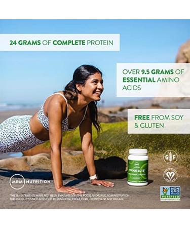 MRM Smooth Veggie Elite Performance Protein Vanilla Bean - 36 oz (1020 g) - Plant-Based Protein Powder for Muscle Recovery & Energy Boost - Buy Online on GoSupps.com