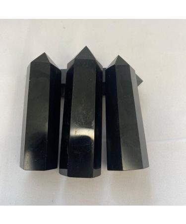 4 pcs Beautiful Natura lobsidian Crystl Pillar Tumble Pocket Crystal Gift Stone|Stones| - Chakra Reiki Balancing - Buy Online on GoSupps.com