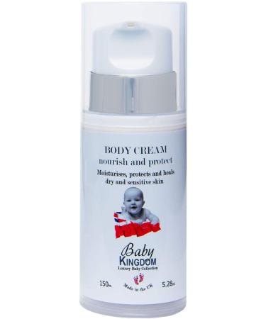 Baby Kingdom Collection Body Cream - Moisturizes Protects and Heals Dry and Sensitive Skin 98% Naturally and Hypoallergenic 150 mL (5.28 Fl Oz) - Buy Online on GoSupps.com