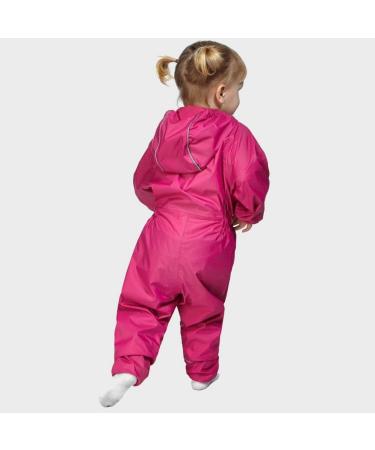 Peter Storm Girls' Waterproof All in One Rain Suit 18-24 Months - Pink - Buy Online on GoSupps.com